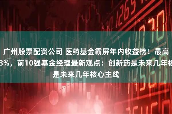 广州股票配资公司 医药基金霸屏年内收益榜！最高狂赚138%，前10强基金经理最新观点：创新药是未来几年核心主线