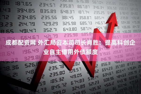 成都配资网 外汇局资本司司长肖胜：提高科创企业自主借用外债额度